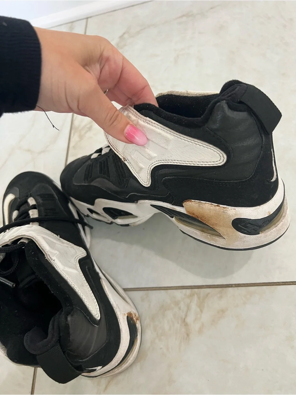 Nike Black Air Griffey Max 1 Gs Sneakers Size 5Y